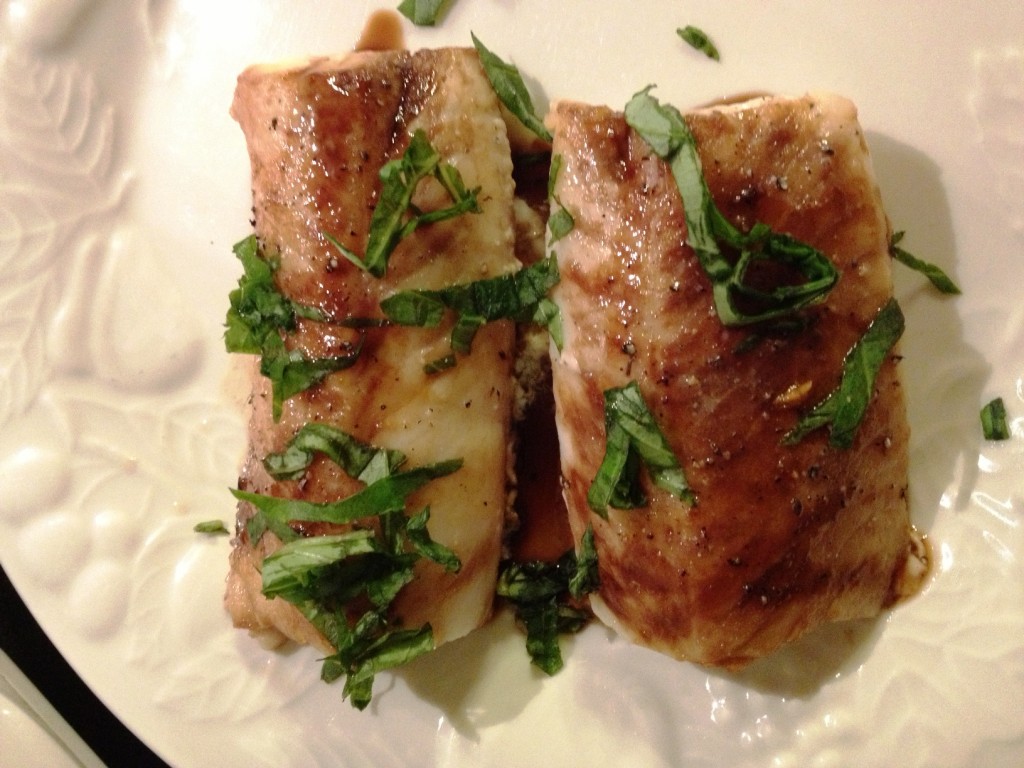 Balsamic Glazed Cod